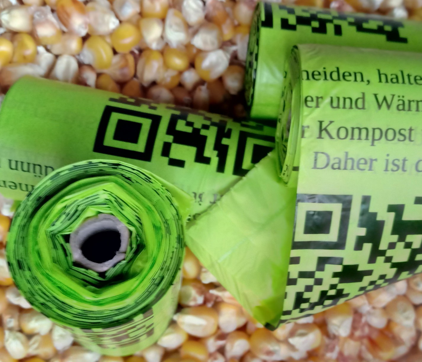 Kotbeutel für Hunde, biologisch abbaubar mit dem EN13432 Zeichen